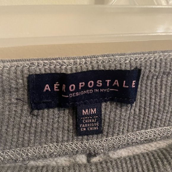 Aeropostale Gray Sweatpants with Bottom Cuff - Aero New York - Womens M - Picture 4 of 4